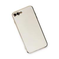 Newface iPhone 7 Plus Kılıf Volet Silikon - Beyaz