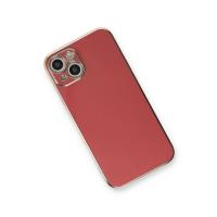 Newface iPhone 13 Kılıf Volet Silikon - Kırmızı