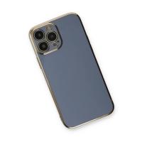 Newface iPhone 13 Pro Kılıf Volet Silikon - Mavi