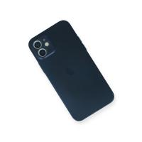 Newface iPhone 12 Kılıf PP Ultra İnce Kapak - Mavi