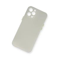 Newface iPhone 12 Pro Kılıf PP Ultra İnce Kapak - Beyaz