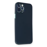 Newface iPhone 12 Pro Kılıf PP Ultra İnce Kapak - Mavi