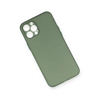 Newface iPhone 12 Pro Kılıf PP Ultra İnce Kapak - Yeşil