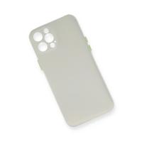 Newface iPhone 12 Pro Max Kılıf PP Ultra İnce Kapak - Beyaz