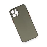 Newface iPhone 12 Pro Max Kılıf PP Ultra İnce Kapak - Gri