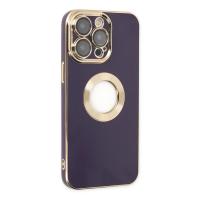 Newface iPhone 13 Pro Kılıf Store Silikon - Derin Mor