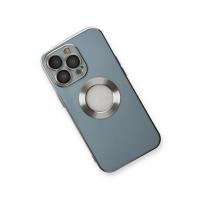 Newface iPhone 13 Pro Max Kılıf Store Silikon - Sierra Blue