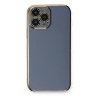 Newface iPhone 13 Pro Max Kılıf Volet Silikon - Mavi