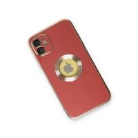 Newface iPhone 12 Kılıf Store Silikon - Kırmızı