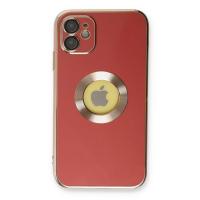 Newface iPhone 12 Kılıf Store Silikon - Kırmızı