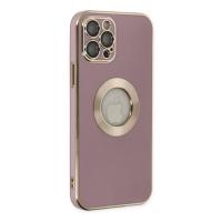 Newface iPhone 12 Pro Kılıf Store Silikon - Mor