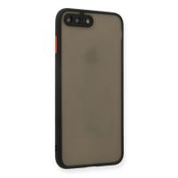 Newface iPhone 7 Plus Kılıf Montreal Silikon Kapak - Siyah