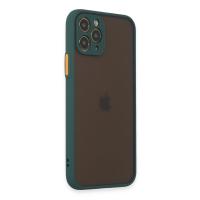 Newface iPhone 11 Pro Kılıf Montreal Silikon Kapak - Yeşil