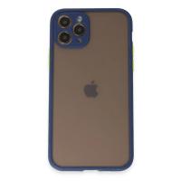 Newface iPhone 11 Pro Kılıf Montreal Silikon Kapak - Lacivert