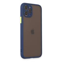 Newface iPhone 11 Pro Kılıf Montreal Silikon Kapak - Lacivert