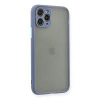 Newface iPhone 11 Pro Kılıf Montreal Silikon Kapak - Gri