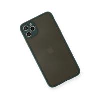 Newface iPhone 11 Pro Max Kılıf Montreal Silikon Kapak - Yeşil