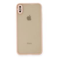 Newface iPhone X Kılıf Montreal Silikon Kapak - Pembe