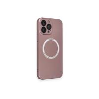 Newface iPhone 13 Pro Kılıf Jack Magneticsafe Lens Silikon - Rose Gold