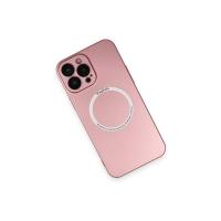 Newface iPhone 13 Pro Kılıf Jack Magneticsafe Lens Silikon - Rose Gold