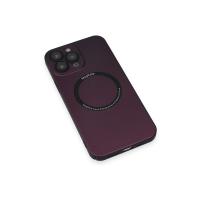 Newface iPhone 13 Pro Max Kılıf Jack Magneticsafe Lens Silikon - Mürdüm