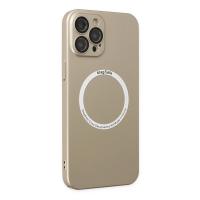 Newface iPhone 12 Pro Max Kılıf Jack Magneticsafe Lens Silikon - Gold