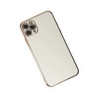 Newface iPhone 11 Pro Max Kılıf Volet Silikon - Beyaz