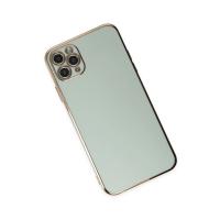 Newface iPhone 11 Pro Max Kılıf Volet Silikon - Açık Yeşil