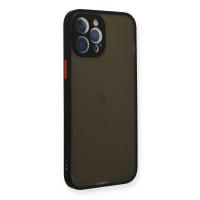 Newface iPhone 12 Pro Kılıf Montreal Silikon Kapak - Siyah