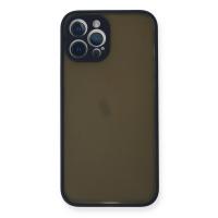 Newface iPhone 12 Pro Max Kılıf Montreal Silikon Kapak - Lacivert