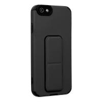 Newface iPhone 6 Kılıf Mega Standlı Silikon - Siyah