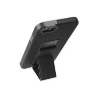 Newface iPhone 6 Kılıf Mega Standlı Silikon - Siyah