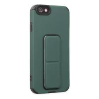 Newface iPhone 6 Kılıf Mega Standlı Silikon - Yeşil