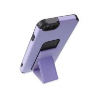 Newface iPhone 6 Kılıf Mega Standlı Silikon - Lila