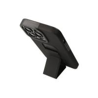 Newface iPhone 13 Pro Kılıf Mega Standlı Silikon - Siyah