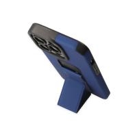 Newface iPhone 13 Pro Kılıf Mega Standlı Silikon - Mavi