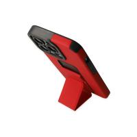 Newface iPhone 13 Pro Kılıf Mega Standlı Silikon - Kırmızı