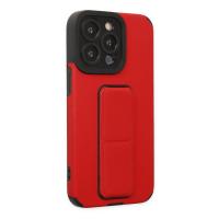 Newface iPhone 13 Pro Max Kılıf Mega Standlı Silikon - Kırmızı