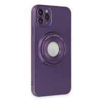 Newface iPhone 11 Pro Kılıf Lukka Magneticsafe Kapak - Derin Mor