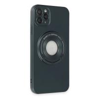 Newface iPhone 12 Pro Kılıf Lukka Magneticsafe Kapak - Koyu Yeşil
