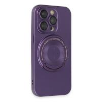 Newface iPhone 13 Pro Kılıf Lukka Magneticsafe Kapak - Derin Mor