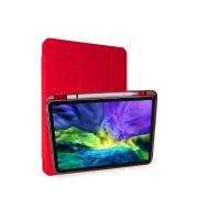 Newface iPad Air 4 10.9 Kılıf Kalemlikli Mars Tablet Kılıfı - Kırmızı