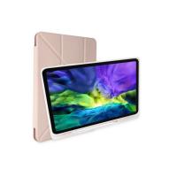 Newface iPad Pro 12.9 (2021) Kılıf Kalemlikli Mars Tablet Kılıfı - Rose Gold