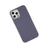 Newface iPhone 12 Pro Max Kılıf Asya Deri Silikon - Mor