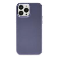 Newface iPhone 13 Pro Kılıf Asya Deri Silikon - Mor