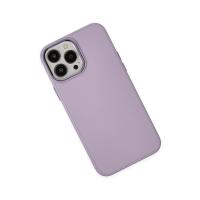 Newface iPhone 13 Pro Max Kılıf Asya Deri Silikon - Lila