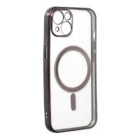 Newface iPhone 14 Plus Kılıf Magneticsafe Lazer Silikon - Siyah