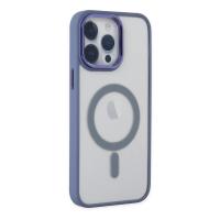 Newface iPhone 14 Pro Max Kılıf Room Magneticsafe Silikon - Sierra Blue