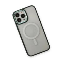 Newface iPhone 14 Pro Max Kılıf Room Magneticsafe Silikon - Köknar Yeşili