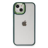 Newface iPhone 14 Plus Kılıf Dora Kapak - Haki Yeşil